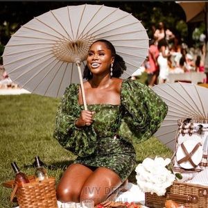 Adorable vintage paper umbrella